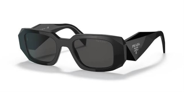 Prada black square sunglasses