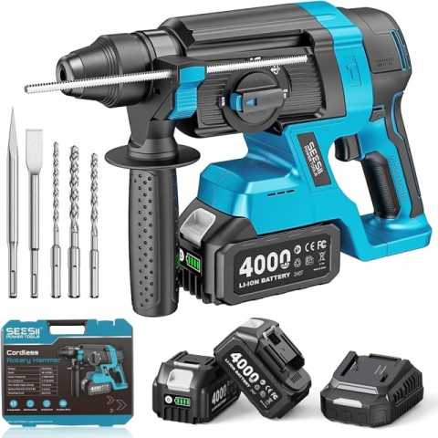 Rotary hammer drill kit en coffre