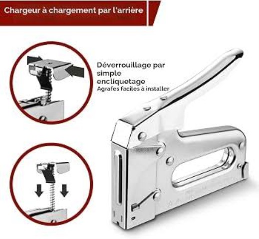 Taqueuse manuel dans case