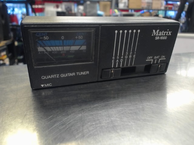 Quartz gutiar tuner electrique