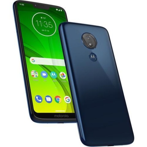 Telephone motorola bleue marine