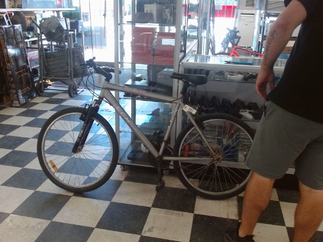Velo ccm gris