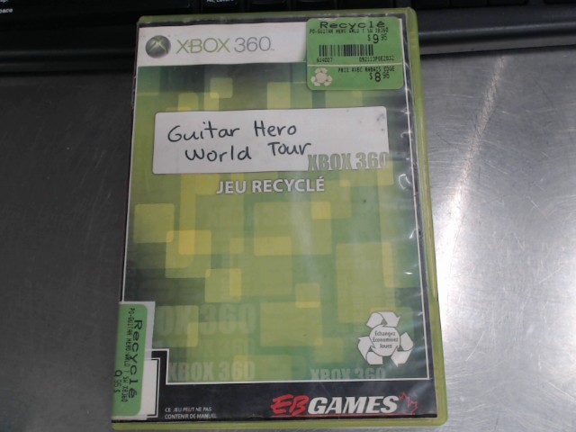 Guitar hero world tour xbox 360