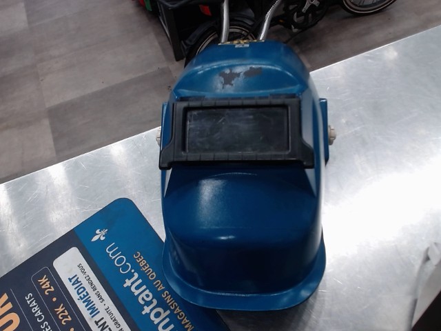 Casque soudure / ecrit g.soucy