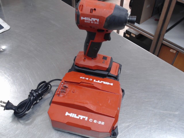 Impact gun hilti 1 batterie + chargeur