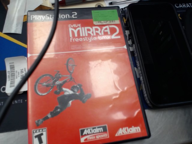 Dave mirra 2 freestyle bmx ps2