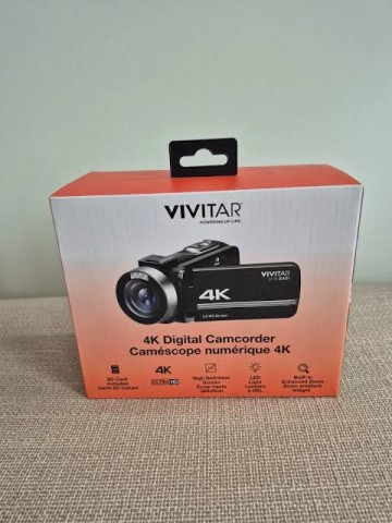 Digital camcorder 4k in box
