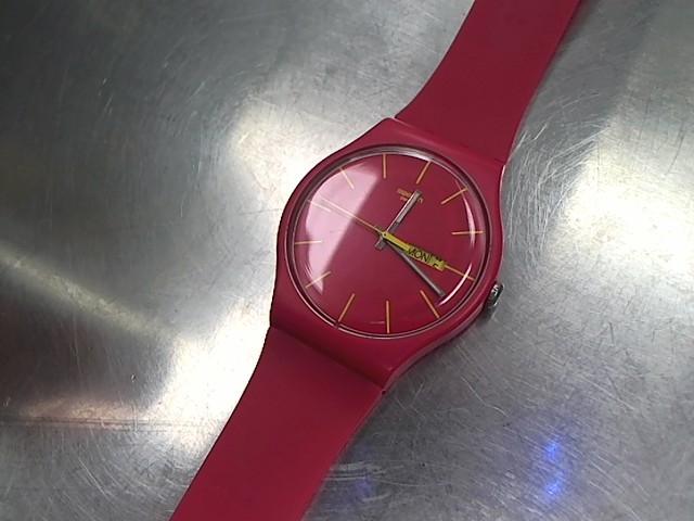 Swatch rose et jaune rubber