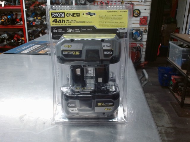 Deux batterie ryobi 4ah dans boite