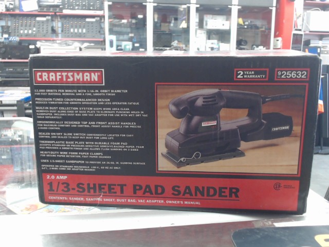 1/3 sheet pad sander