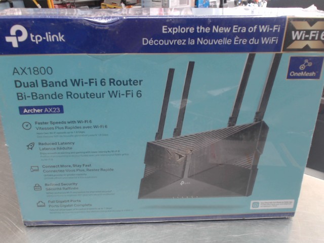 Dual band wi-fi 6 router brand new