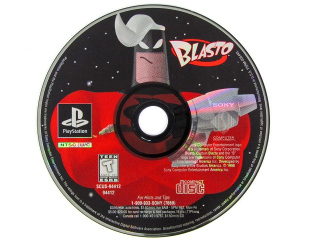 Blasto ps1 jeux