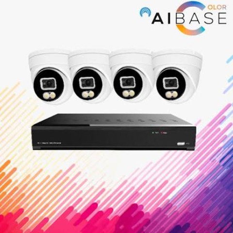 Network video recorder avec 4 camera