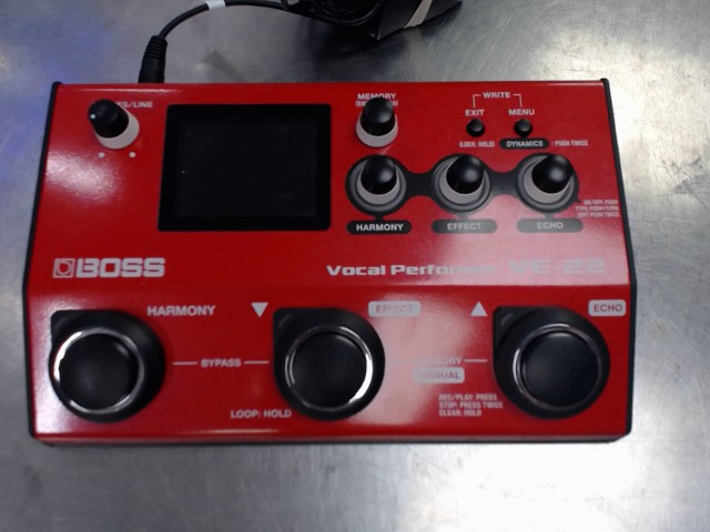 Boss vocal performer ve-22+fil