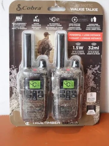 Cobra rx380 walkie talkie