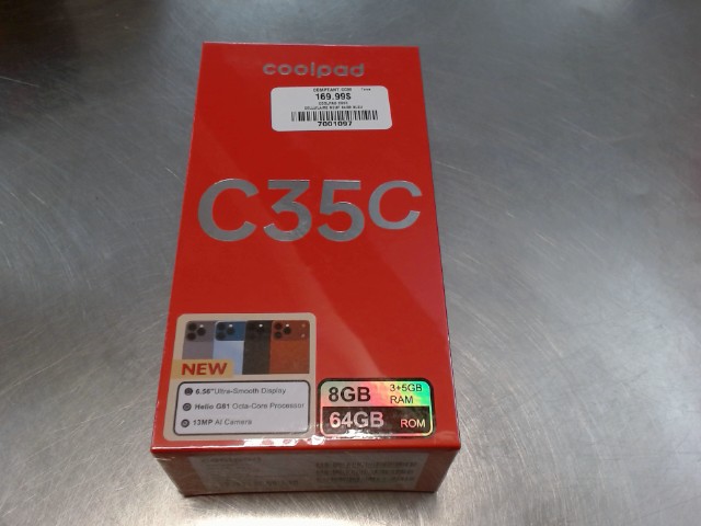 CELLULAIRE NEUF 64GB BLEU