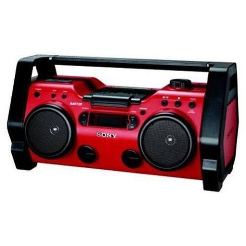 Portable radio boombox rugged