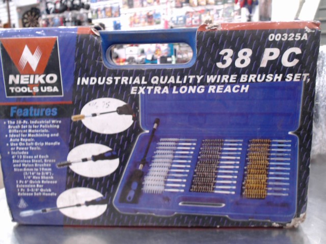 Kit industriel brosse longue 38 pc