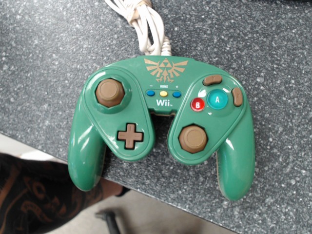 Manette de gamecube pour wii