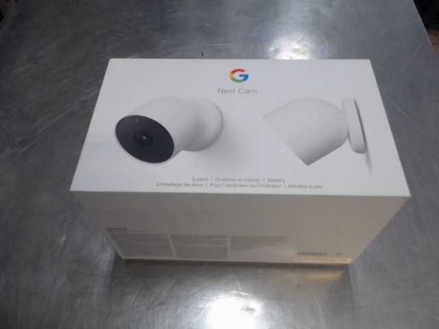 2 google nest cam 2nd gen + acc ds bo