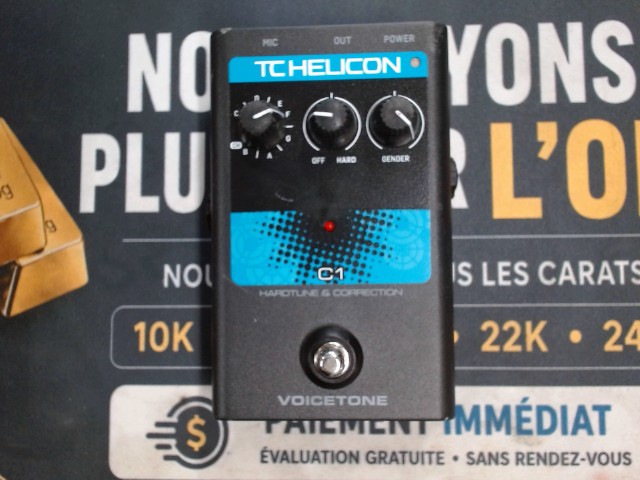 Pedal  deffets vocaus tc helicon
