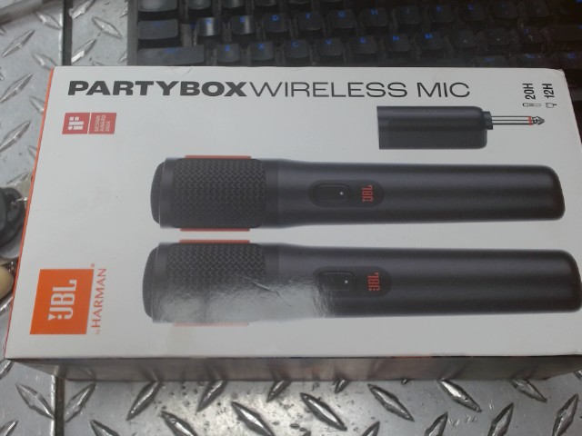 Partybox wireless mic jbl harman