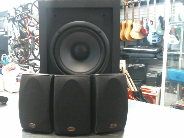 Kit subwoofer/ampli + 3 haut parleurs