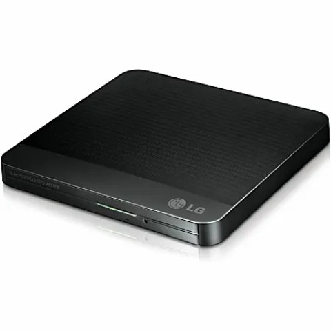 Slim portable dvd writer