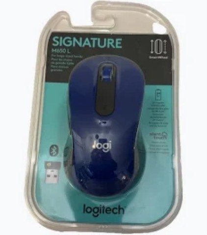Souris wireles bleue