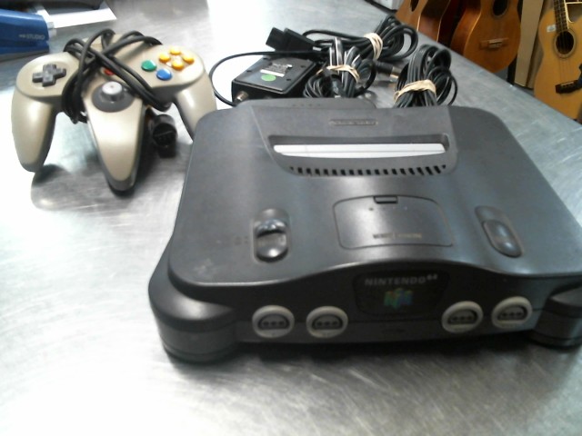N64 console avec fils et manette