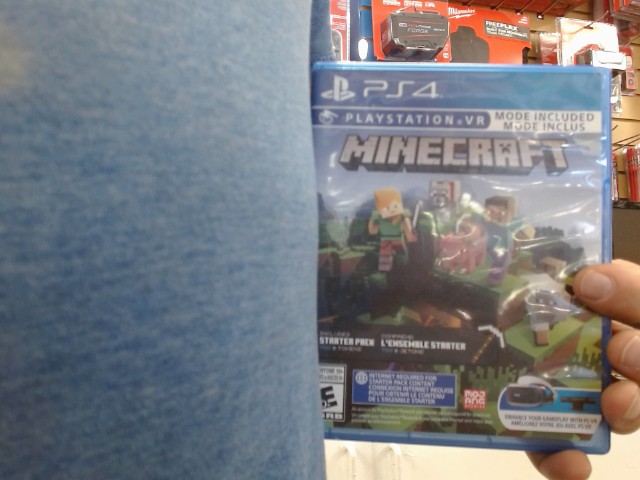 Minecraft vr