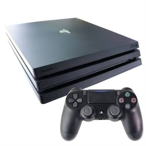 Playstation 4 pro with 2 controllers