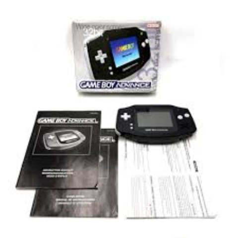 Gameboy advance noir