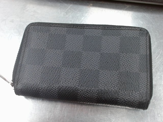 Wallet monogram noire