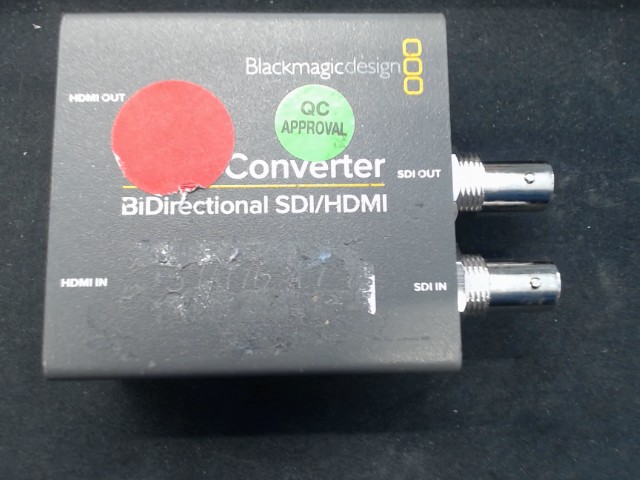 Blackmagic bidirectional sdi hdmi switch