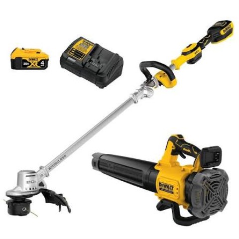 Brushless folding string trimmer and