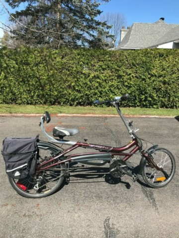 Velo long assi rouge vingt