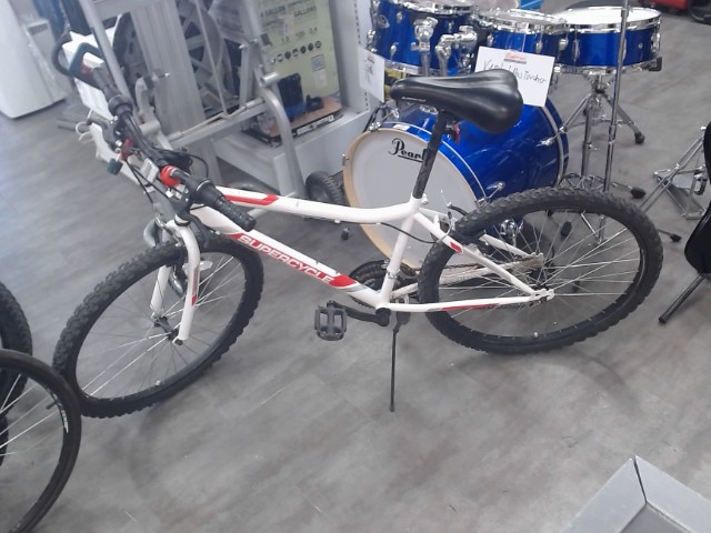 Velo blanc&rouge no susp