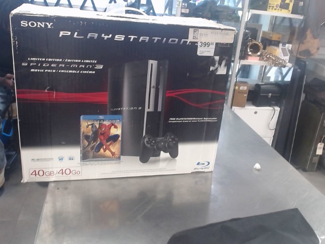 Fat ps3 spiderman edition in box