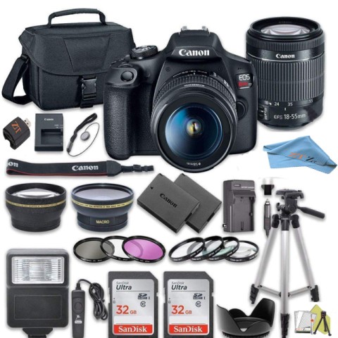 Canon rebel t7 neuf + boite acc