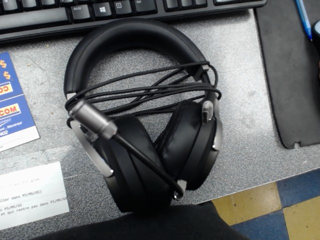 Ecouteur noire gamer bon etat tester