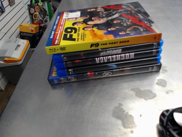 Lot de 4 blueray+ 1 dvd
