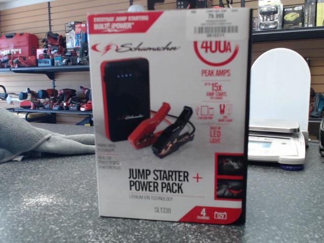 Jump starter+power pack 400a