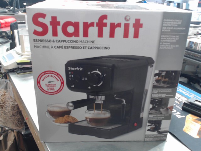 Machine a caf� espresso +cappuccino new