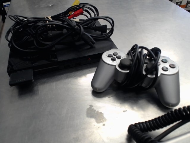 Console ps2 avec manette et fils