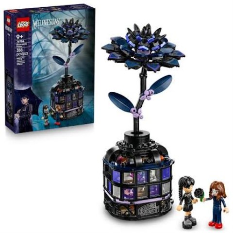 Lego wednesday fleur noir neuf