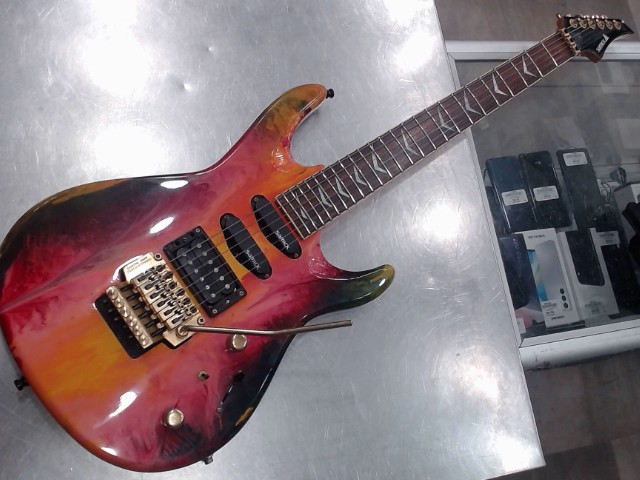 Guitare electrique psychedelique