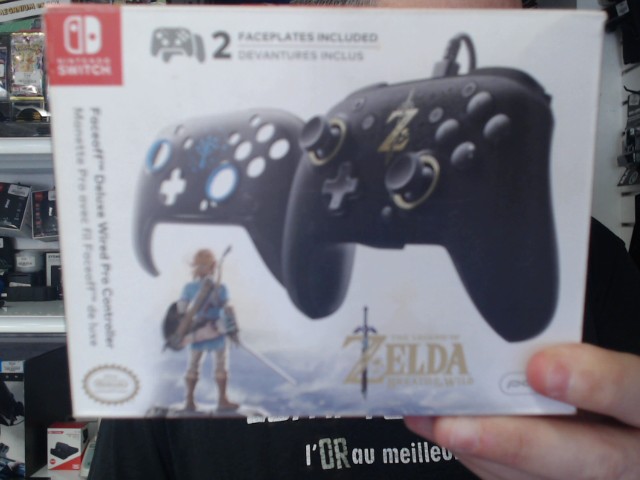 Faceoff deluxe wired controller zelda