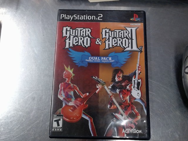 Dualpack guitar hero&guitar hero 2