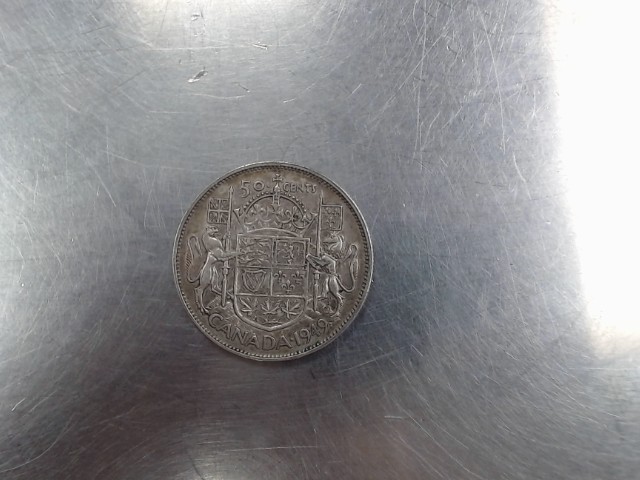 1949 canadian 50-cent silver